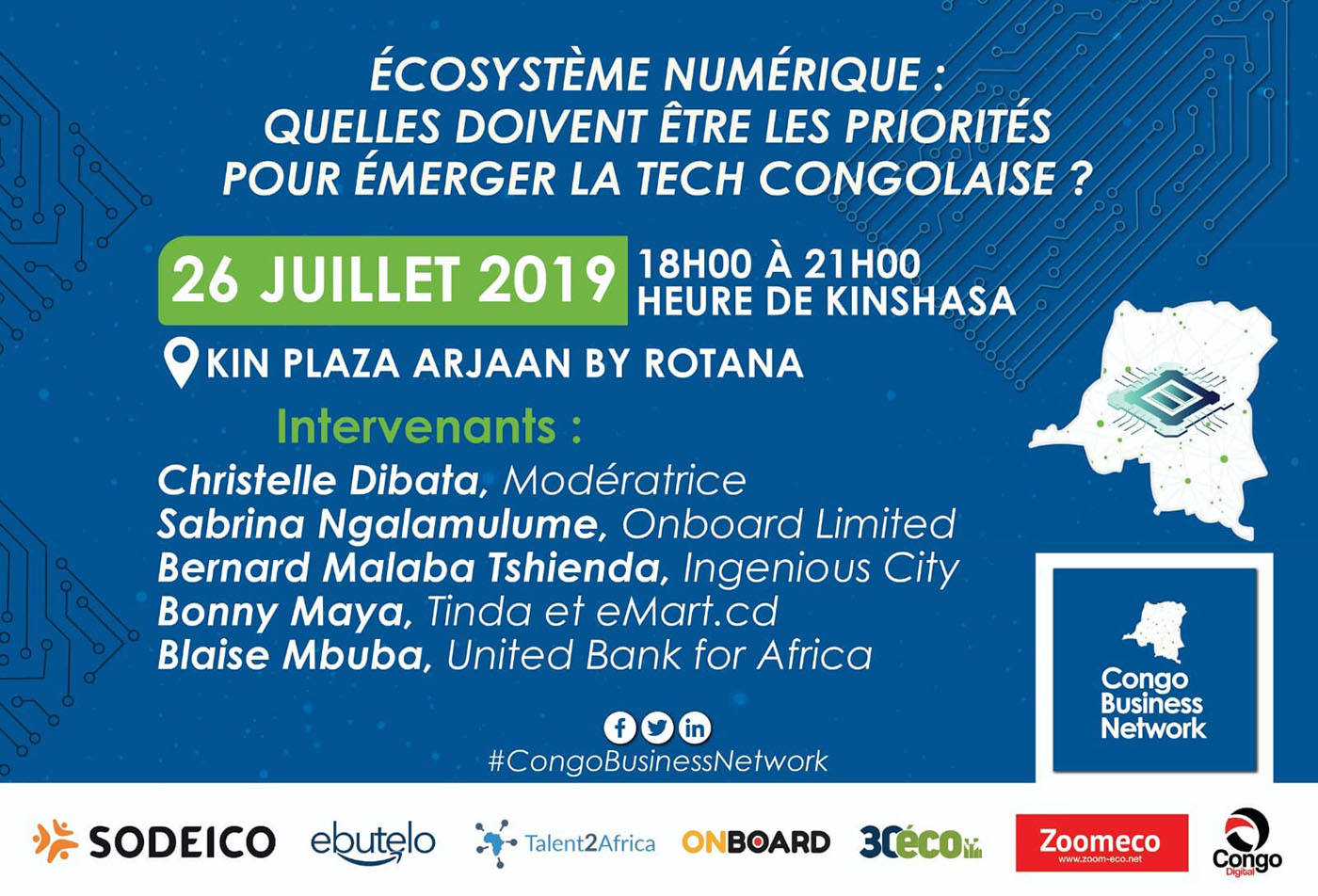 Talent2Africa s’associe à Congo Business Network pour l’événement sur l'écosystème numérique congolais